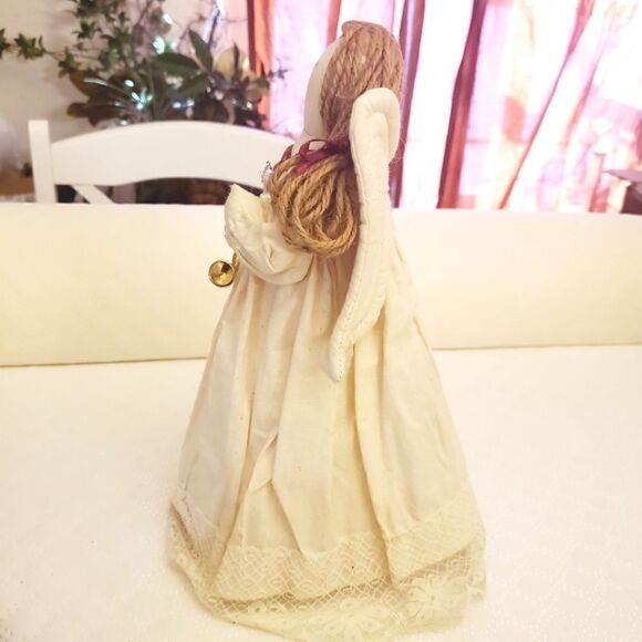 Rustic Christmas Light Up Tree Angel - Picture 4 of 8